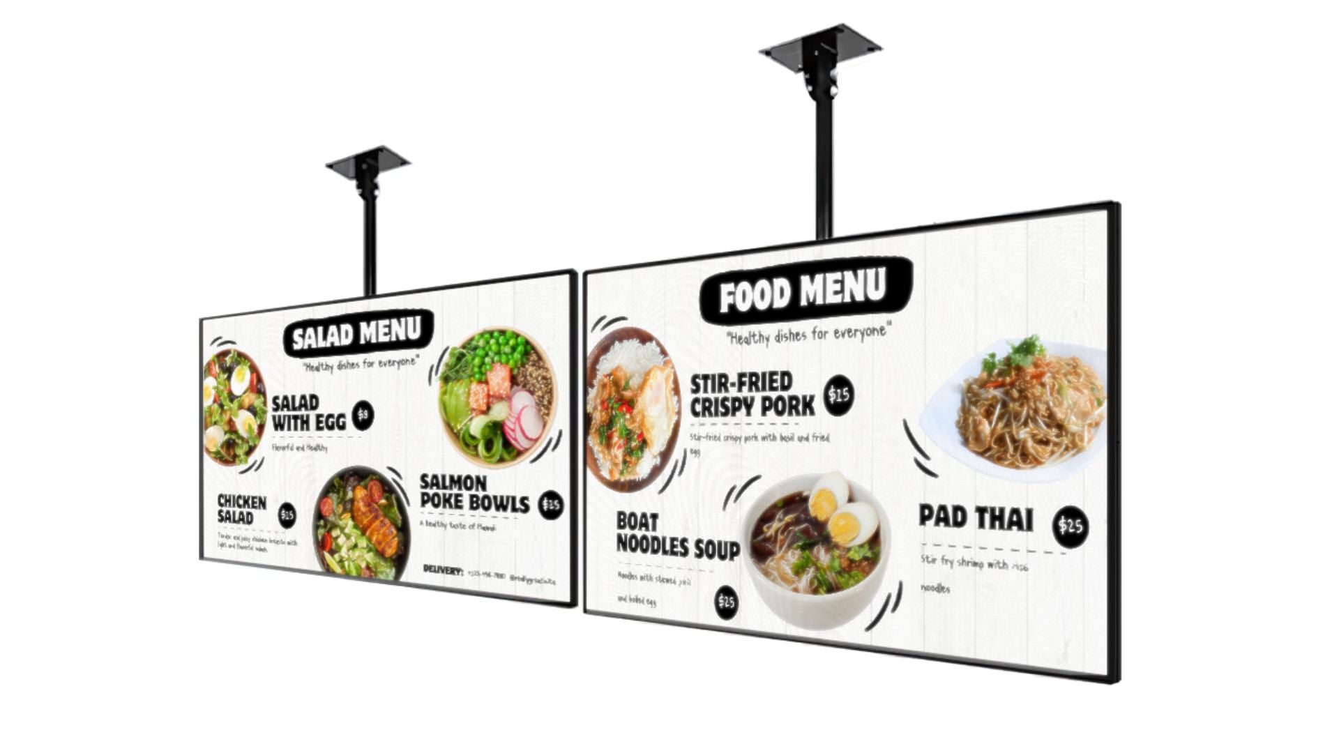 bloomled-digital menu board-visual board-menu board screen- lcd display