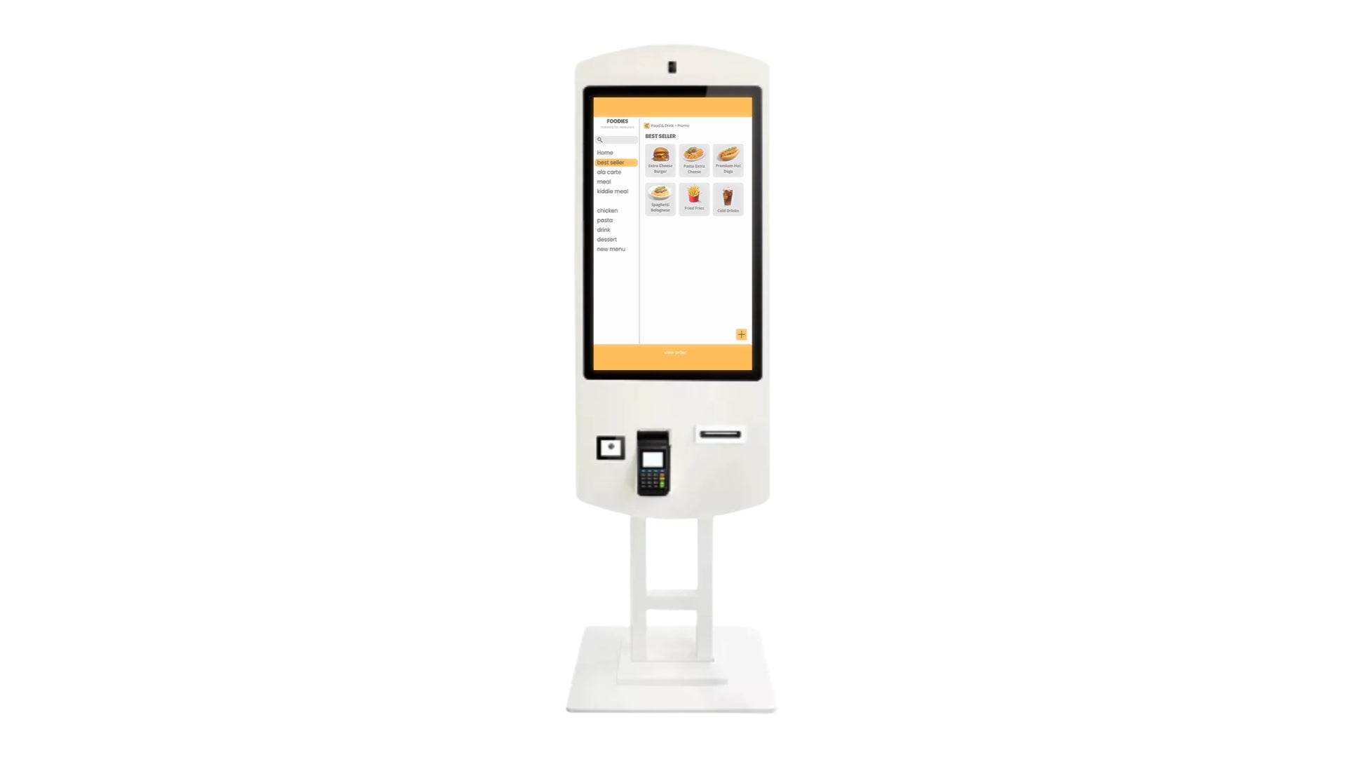 self-ordering-kiosk-display-bloomled-interactive touch screen