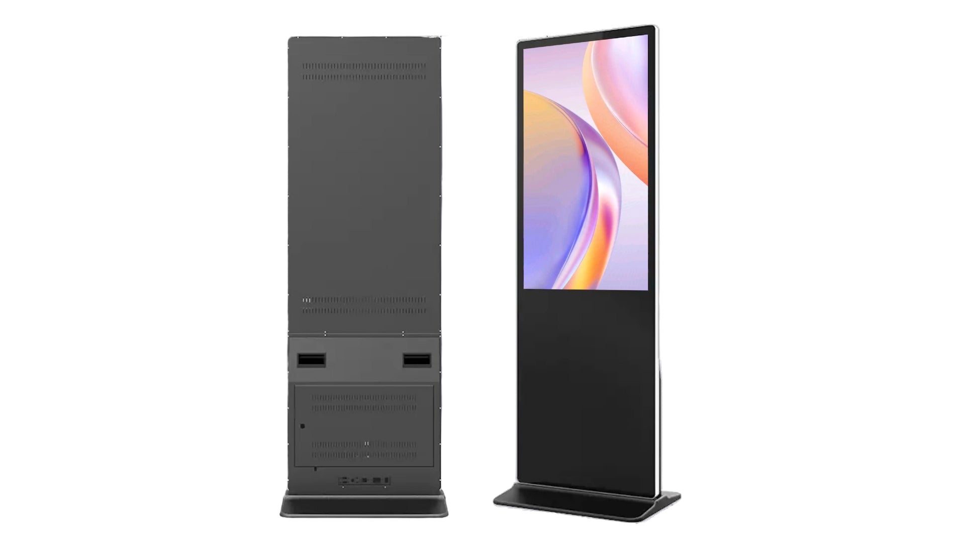 floor-standing LCD kiosk display